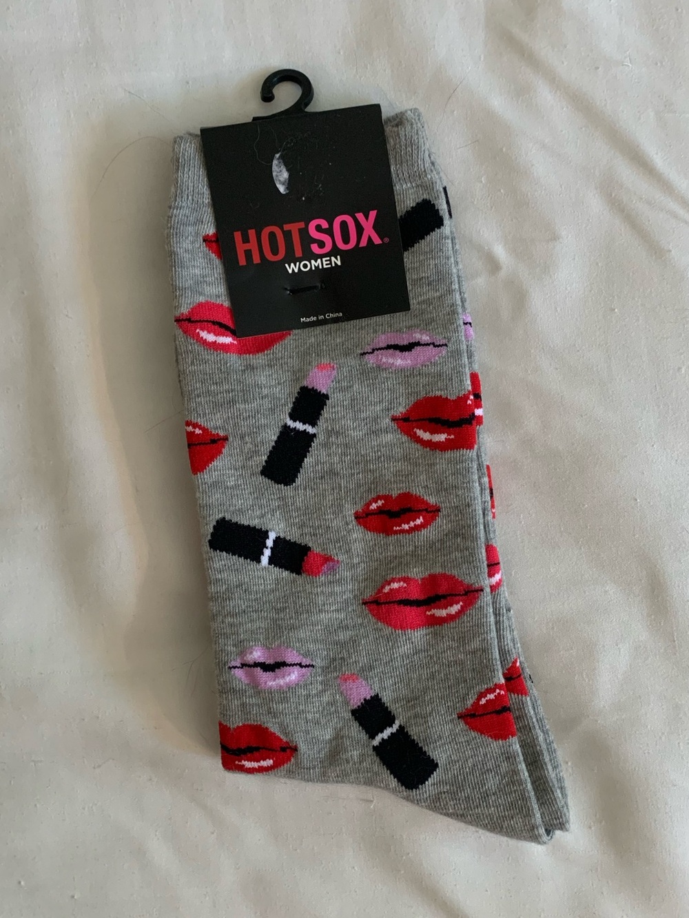 Lipstick Hot Sox Women’s Size 4-10.5